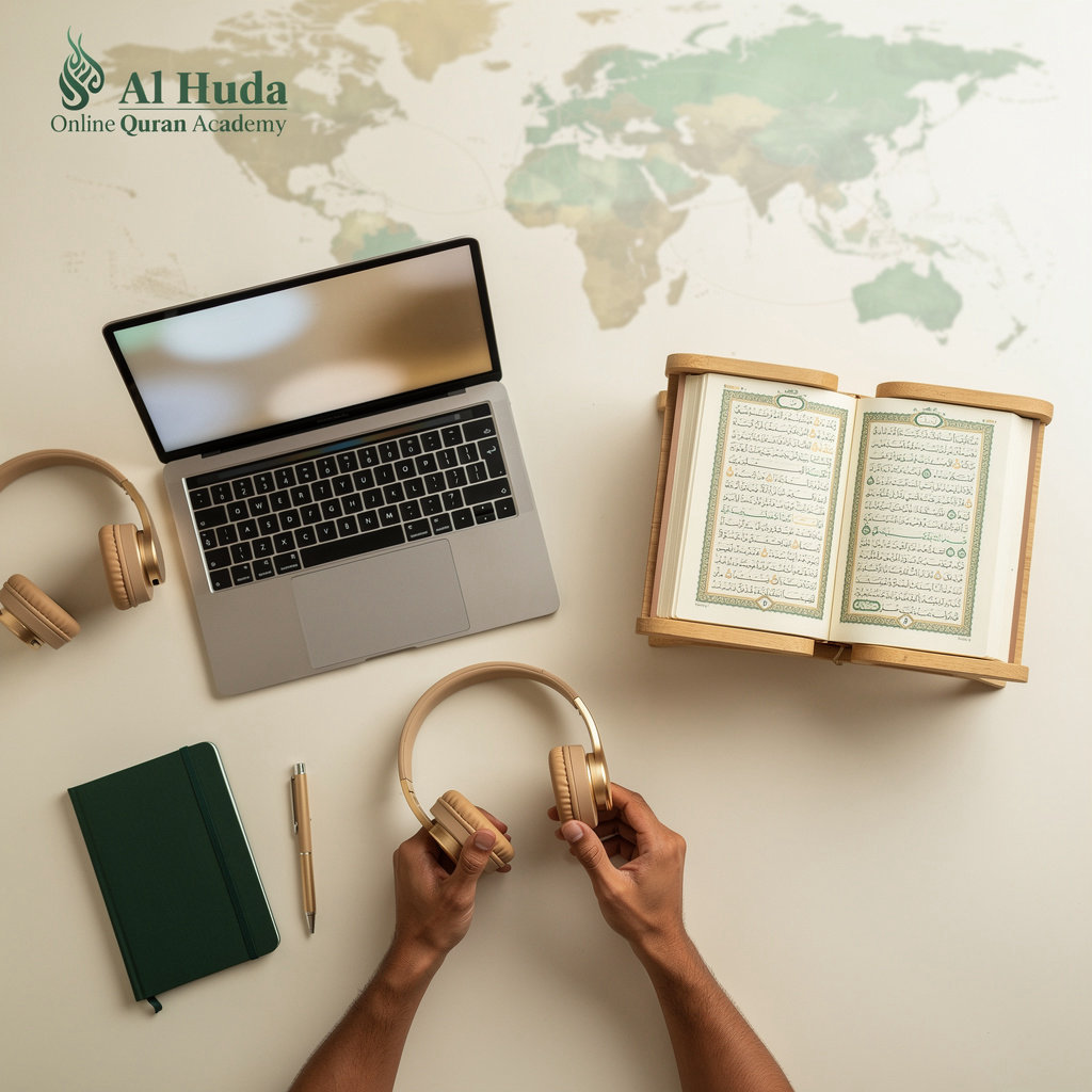 Al Huda Online Quran Academy community learning environment - quality Quranic education for students worldwide